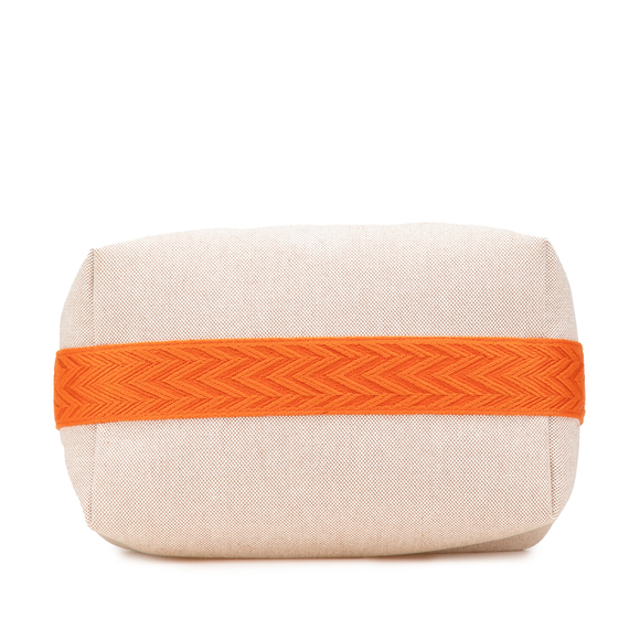 Pre-Loved Hermes Large Toile Bride a Brac - Picture 3 of 10